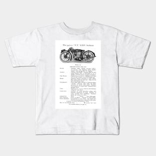 Sunbeam motorbike catalogue  1927 Kids T-Shirt